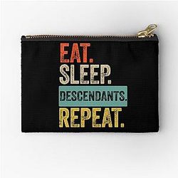 Eat Sleep Descendants Repeat Zipper Pouch