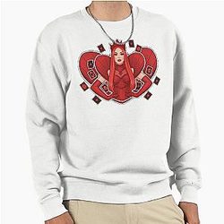 Queen of Hearts Descendants The Rise of the Red Royal Design Pullover Sweatshirt