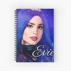 Evie Blue Princess Descendants Spiral Notebook