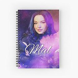 Mal: Queen - Descendants  Spiral Notebook
