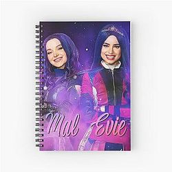 Mal and Evie Descendants 3 Spiral Notebook