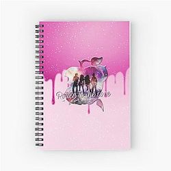Descendants Cast Rotten To The Core Forever Evil Magic Apple Pink Girl Spiral Notebook