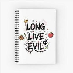 Descendants Long Live Evil Spiral Notebook