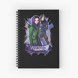 Descendants Mal Evie Wicked Friends Spiral Notebook