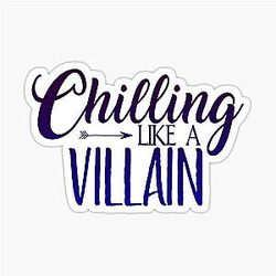 Descendants Like A Villain Sticker