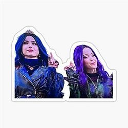 Descendants Clock Sticker