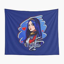 Evie Blue Princess Descendants 3 Manga Anime Cartoon Pop Art Style Tapestry