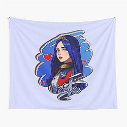 Evie Blue Princess Descendants 3 Manga Anime Cartoon Pop Art Style Tapestry