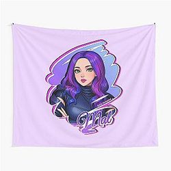 Mal Purple Queen Star Descendants 3 Manga Anime Comics Style Tapestry