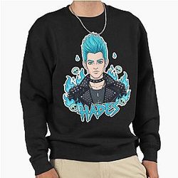 Young Hades God of the Underworld Descendants 4 Rise of the Red Fan Art Pullover Sweatshirt