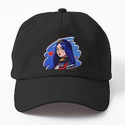 Evie Blue Princess Descendants 3 Manga Cartoon Art Pop Dad Hat
