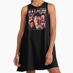 Malachi Barton Descendants Zombies Worlds Collide Fan Art A-Line Dress