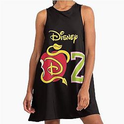 Descendants Zombies Worlds Tour 2025 A-Line Dress