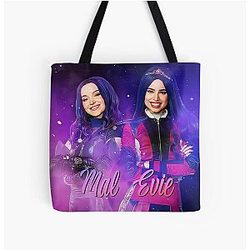 Mal Evie Descendants 3 All Over Tote Bag