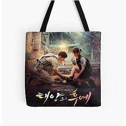 Descendants of the Sun - Song Hye Kyo - Song Jong Ki All Over Print Tote Bag