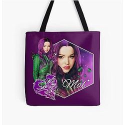 Mal Purple Beauty Descendants 3 All Over Print Tote Bag