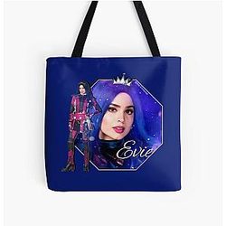 Evie Blue Princess Star Descendants 3 All Over Tote Bag