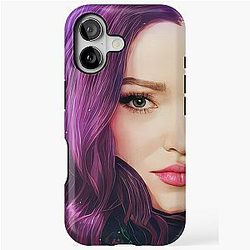 Mal Purple Pink Princess - Descendants 3 iPhone Case
