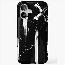 Carlos De Vil Descendants Black Brush iPhone Case