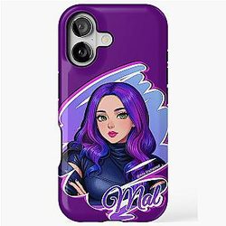 Mal Purple Queen Descendants 3 Manga Anime Cartoon Comics Style iPhone Case