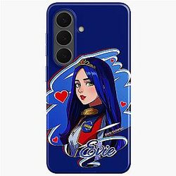 Evie Blue Princess Descendants 3 Manga Cartoon Pop Art Style Samsung Galaxy Soft Case