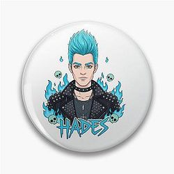 Young Hades God of the Underworld Descendants 4 Rise of the Red Fan Art Pin