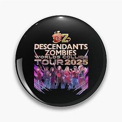Descendants Zombies Worlds Collide 2025 Tour Pin
