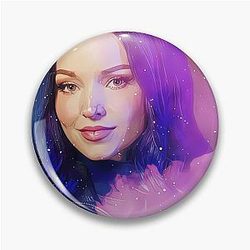 Mal and the Purple Queen from Descendants 3 Pins