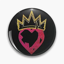 Disney Descendants 2 Evie Heart T-Shirt Pin