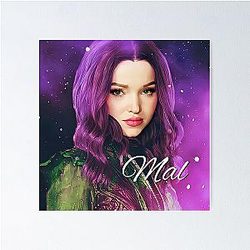 Mal Purple Princess - Descendants 3 Poster