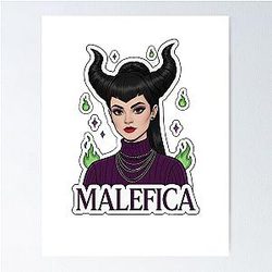 Young Maleficent - Descendants: The Rise of Red�illain Poster