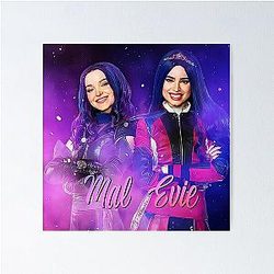 Mal and Evie Descendants 3 Poster