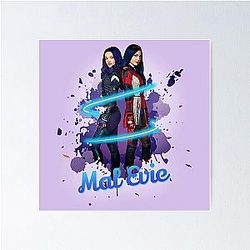 Mal and Evie Forever Descendants 3 Poster