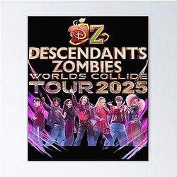 Descendants Zombies Worlds Collide Tour 2025 Poster