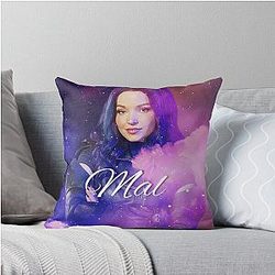Mal and Descendants 3 Throw Pillow