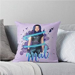 Mal: Descendants 3 Throw Pillow