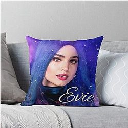 Evie Blue Princess Descendants 3 Throw Pillow