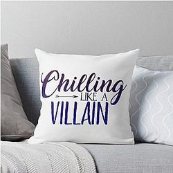 Descendants Chilling Throw Pillow