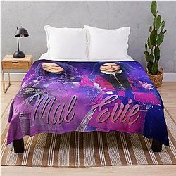 Mal and Evie - Descendants 3 Throw Blanket