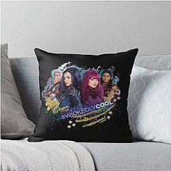 Descendants Wickedly Cool Best Friends 3 Throw Pillow