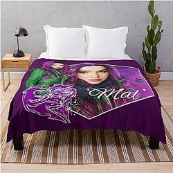 Mal Purple Beauty Throw Blanket Descendants 3