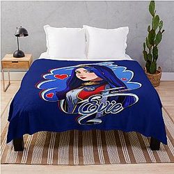 Evie's Descendants 3 Manga Anime Cartoon Pop Art Style Throw Blanket