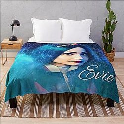 Evie Blue Princess Descendants 3 Throw Blanket