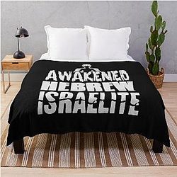 Awakened Hebrew Israelite Gift for Jewish descendants Throw Blanket