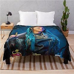 Descendants 3 Uma Watch Your Back Throw Blanket