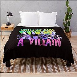Descendants Chill Like a Villain Throw Blanket