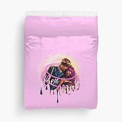Mal and Ben Romantic Summer Love Descendants 2 Duvet Cover