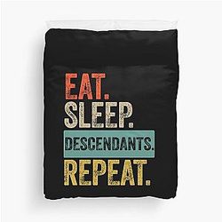 Eat Sleep Descendants Repeat Vintage Duvet Cover
