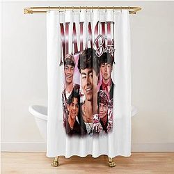 Malachi Barton Descendants Zombies Worlds Tour Fan Art Shower Curtain