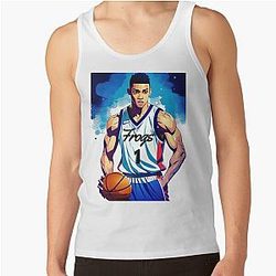 Desmond Bane Anime-Styled Artwork of a Dynamic Athlete Tank Top